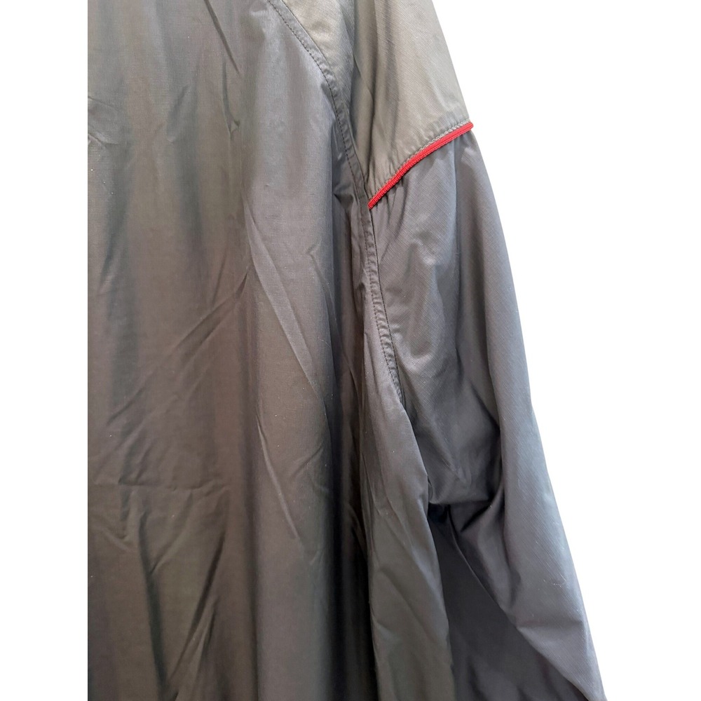 Vtg Nike Air Mens Windbreaker Jacket XL Black Grey Full Zip Mesh Lined Track - Picture 10 of 11